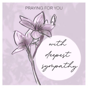 Picture of Praying for You With Deepest Sympathy