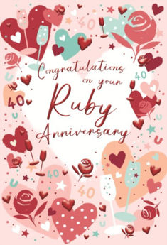 Picture of Congratulations of Your Ruby Anniversary