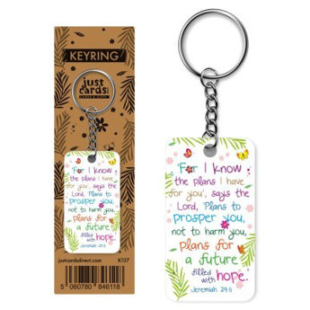 Picture of Keyring For I Know the Plans I Have For You