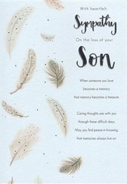 Picture of With heartfelt Sympathy on the loss of your Son