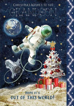 Picture of Christmas wishes to you Grandson