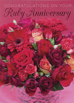 Picture of Congratulations on your Ruby Anniversary