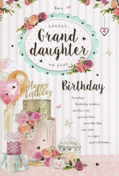 Picture of For a lovely Granddaughter on your Birthday