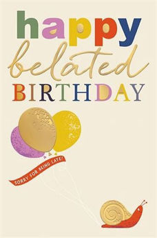 Picture of Happy belated Birthday