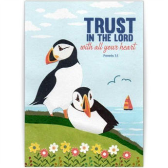 Picture of Trust in the Lord...   Puffins